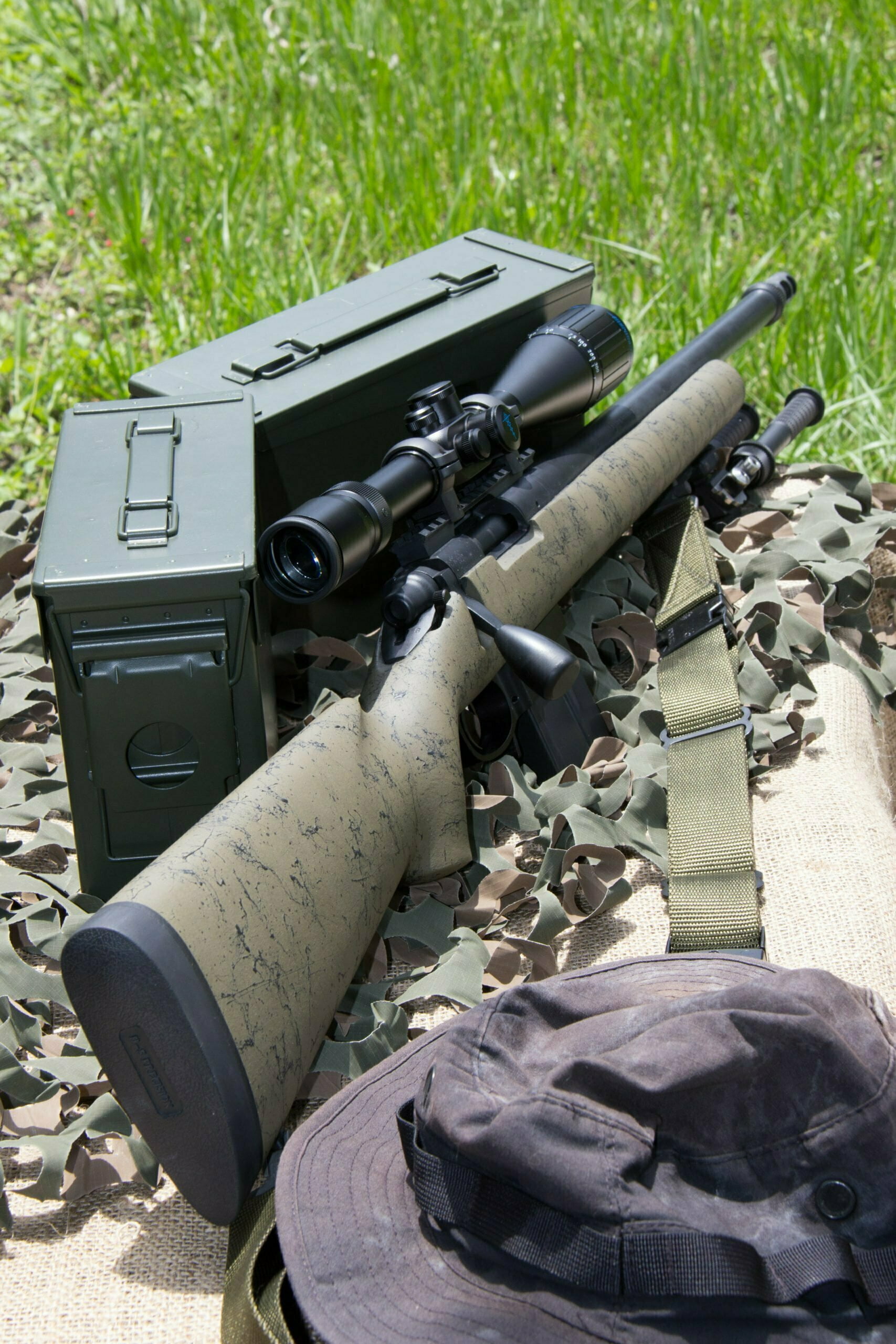 Shpeherd 3x10 P2 Long Range BDC with Range Finding Reticle Mounted to 700 Rem. Good out to 1000 yards!