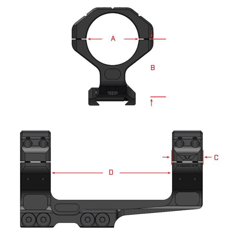 Warne Skyline Precision MSR Mount Shepherd Scopes